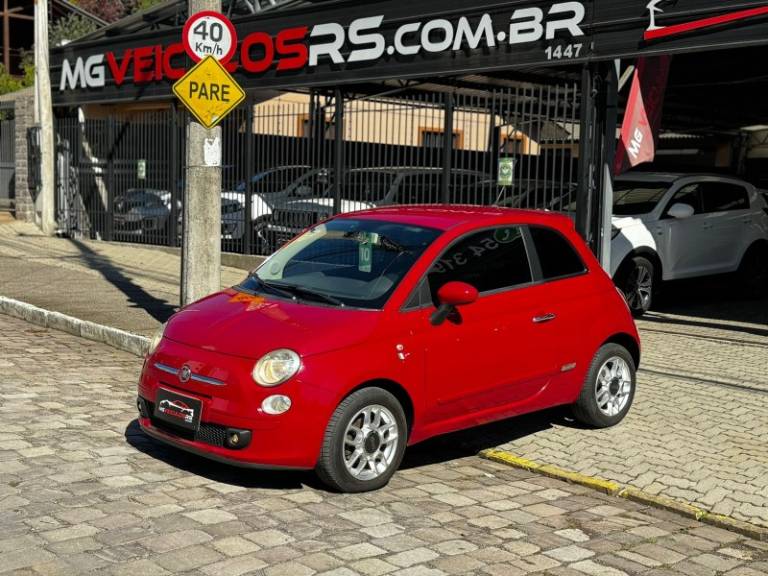 FIAT - 500 - 2010/2010 - Vermelha - R$ 37.000,00