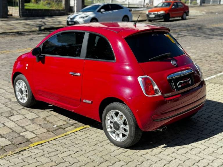 FIAT - 500 - 2010/2010 - Vermelha - R$ 37.000,00