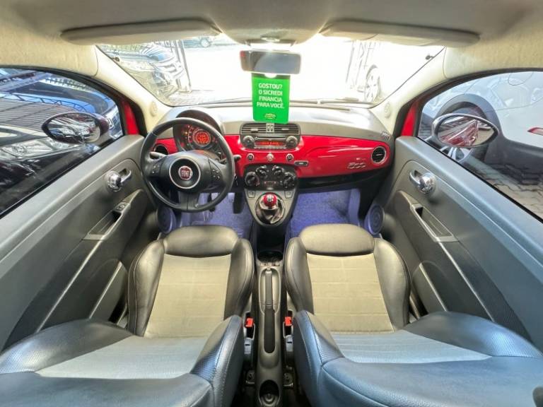FIAT - 500 - 2010/2010 - Vermelha - R$ 37.000,00