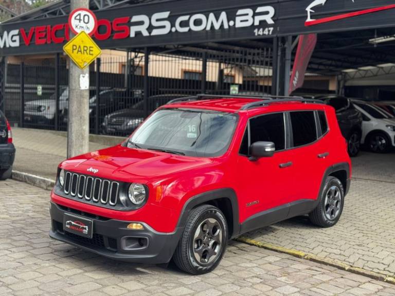 JEEP - RENEGADE - 2015/2016 - Vermelha - R$ 69.500,00