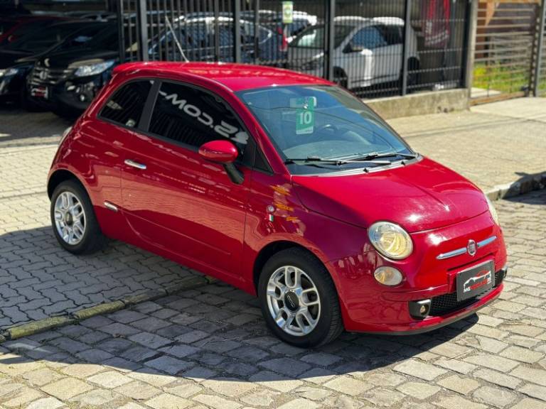 FIAT - 500 - 2010/2010 - Vermelha - R$ 37.000,00